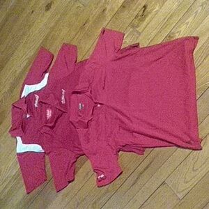 Classic Red Polo Shirt With Budweiser Logo.